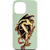 Wistful Custodia per iPhone 13 Pro Max Demone Alato Retro Horror