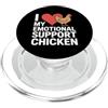 Emotional Support Chicken Do Not Pet Gif Pollo di supporto emotivo PopSockets PopGrip per MagSafe