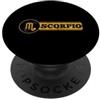 star sign stars universe magic Horoscope Intensità e trasformazione del segno zodiacale dello Scorpione PopSockets PopGrip Adesivo