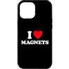 I Love Magnets Custodia per iPhone 12 Pro Max Magnete Cuore Divertente Magnetico Scienza Bot Tech Magnetismo Fan