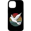 Dove Pigeon Peace Bird Holiday Birthday Custodia per iPhone 15 Colomba retrò piccione uccello regalo per uomini, donne, bambini, ragazzi ragazze