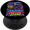 Bahaa's Tee Tech War Cats Clash, Space Cats Illustration Graphic Cartoon PopSockets PopGrip Adesivo
