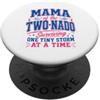 Two and Wild Studio Mamma di compleanno con due Nado abbinato al design della famiglia Wild Nado Mama PopSockets PopGrip Adesivo