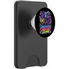 Bahaa's Tee Tech War Cats Clash, Space Cats Illustration Graphic Cartoon PopSockets PopWallet per MagSafe