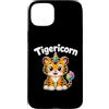 Regali per gli amanti della tigre di com Custodia per iPhone 15 Plus Tigericorn - Simpatico unicorno tigre