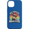 Girls Mini Schnauzer Dog Gifts T Shirts Custodia per iPhone 13 Womens Retro Vintage Best Mom Ever Miniature Schnauzer Lover