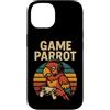 Retro Video Game Lover Console Gamers Pa Custodia per iPhone 14 Divertente Parrot Gamer Meme Retro Gioco di Giochi di parole Animal Joke Console