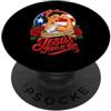 Jesús y Café Cafecito Jesús Todo el Día Mañana Fe PopSockets PopGrip Adesivo
