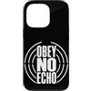Jimbeels Custodia per iPhone 13 Pro OBEY NO ECHO Pensiero Libero Voce Personale