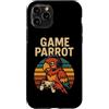 Retro Video Game Lover Console Gamers Pa Custodia per iPhone 11 Pro Divertente Parrot Gamer Meme Retro Gioco di Giochi di parole Animal Joke Console