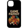 Retro Video Game Lover Console Gamers Pa Custodia per iPhone 14 Plus Divertente Parrot Gamer Meme Retro Gioco di Giochi di parole Animal Joke Console