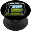 Jimbeels SCREEN GOLF CREW Simulatore Allenamento PopSockets PopGrip Adesivo