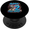 Little Storm Collective Mama of the Two-Nado - Divertente design per il 2° compleanno per ragazzi PopSockets PopGrip Adesivo