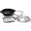 Weber Wok Weber -Ghisa, Gourmet Bbq System Con Coperchio E Griglia Per Cotture A Vapore - Weber