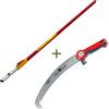 WOLF-Garten Segaccio Professionale POWER CUT SAW PRO 370 Con Manico Telescopico 4 Mt- Wolf-Garten