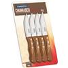 Tramontina - Churrasco Set 4 Coltelli Da Bistecca JUMBO 5" Natural - Tramontina Churrasco