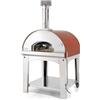 Fontana Forni Forno a legna Mangiafuoco con carrello - Fontana Forni