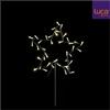 Edelman Garden Stake Star Black Warm White 40 Led c/outdoor Battery box timer - l30xw1xh72cm - Edelman