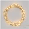 Lotti Importex Catena 160 MicroLED BIANCO CALDO 1,5mm Metal Argento Batteria - Lotti Importex