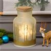 Lotti Importex Vaso Magic ø15xH25cm MGR Proiezione RENNE Led BIANCO CALDO - Lotti Importex