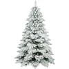 Flora Albero Natale VILLA D'ESTE cm 270 PVC Floccato T2043 D147 - Flora