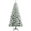 Flora Albero Natale JEFFERSON cm 180 PVC Floccato T462 D88 - Flora