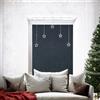 Lotti Importex Window Light 100xH95cm 5 Stelle ø11,5cm PSG in plastica Crystal 79 MicroLED BIANCO CALDO a Luce Fissa - Lotti Importex