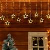 Lotti Importex Ice Star Light 325xH115cm con 14 Stelle 392 SMD LED SuperBright BIANCO CALDO e BIANCO ø4mm - Lotti Importex