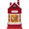 Lotti Importex WorkShop di Babbo Natale H28cm in Plastica Color GLITTER LED BIANCO CALDO - Lotti Importex