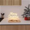 Lotti Importex Merry Christmas 36cm PXG MiniNeon LED BIANCO CALDO - Lotti Importex