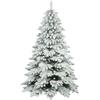 Flora Albero Natale VILLA D'ESTE cm 180 PVC Floccato T825 D109 - Flora