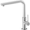 Newform - MAKI miscelatore per lavello con bocca L girevole [PVD acciaio spazzolato] - 71822.59.066