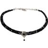 Alpenflüstern Collana Tradizionale Glamour Helena Per Costume Bavarese Con Gozzo Elastico Gioiello Donna Nastro Velluto Colori Tradizionali DHK333