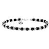Youjoy Bracciale Argento 925 con Perle in Vetro Giapponese Colorato, Bracciale Donna Uomo Elegante Gioiello Unisex