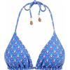 MAISON SCOTCH Costume Da Bagno Donna XS/S Blu Triangolo Sgambato Bikini Top