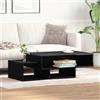Generico Tavolino Salotto Rovere Nero 105x55x32 cm Legno Multistrato,Nero,20.15kg,862069