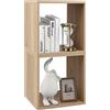 GIANTEX Libreria Scaffale a 2 Livelli Impilabile