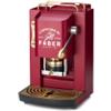 Faber Mini Pro Deluxe Macchina Per Caffe Con Pressacialda In Ottone Telaio Interamente In Acciaio Rosso Ciliegia Opaco