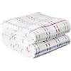 Ritz Royale Collection Check Kitchen Towel Set, Nero, Pezzi A Quadretti Paprika