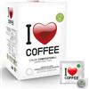 I-COFFEE 600 Cialde I LOVE COFFEE Miscela Rossa Cremosa come Bar 70% Robusta 30% Arabica