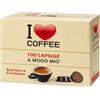 I-COFFEE 300 Capsule I LOVE COFFEE Miscela Rossa Intenso Cremoso compatibili A Modo Mio