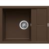 Elleci Lavello Elleci Incasso 1 vasca 65x50 Unico 125 Granitek Espresso LGU12578