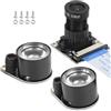BONKZEBU Scheda Modulo Fotocamera da 5 MP Visione Notturna a Infrarossi 1080p per 3B Persone Che Amano i Progetti Fai-da-te