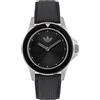 adidas Orologio con cinturino in tessuto nero (modello: AOFH230162I), nero, Nero , Cinturino