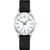CIVO Orologio Bambino Bambina Analogico: Facile da Leggere Quadrante Chiaro con Numeri e 3 Lancette Orologio di Apprendimento Cinturino Nylon Nero - Regalo per Ragazze Adolescente 6-14 Anni