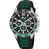 LOTUS Orologio Uomo Analogico in Gomma Nero | Movimento al Quarzo, Cronografo, Vetro Minerale ad Alta Resistenza, Impermeabile 10 ATM 18950/3 Special Prices