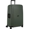 Samsonite S'Cure - Renewed Spinner L, Valigia, L 75 cm), 102 L, Verde (Dark Green)