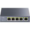 Cudy 4 canali Gigabit PoE Extender, 10/100 / 1000Mbps, 1 PoE Ingresso, 4 PoE uscita, PoE Ripetitore / PoE + amplificatore / PoE ++ ripetitore, montaggio a parete, a margherita, 802.3bt / AT / AF