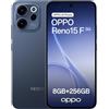 OPPO Reno15 F 5G Smartphone Android, 8+256GB, Display 6.57 120Hz, Fotocamera Grandangolare 50MP FOV 100°, AI Portrait Glow, Batteria 6500mAh, IP69, Ricarica flash 80W SUPERVOOC, Twilight Blue