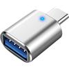 Generic Adattatore USB a USB C - A con 3.0 - Adattatore da maschio a femmina 3.0 Typec adattatore per tastiera, U Disk, telefono cellulare, tablet, auto, 3/4 tipo C